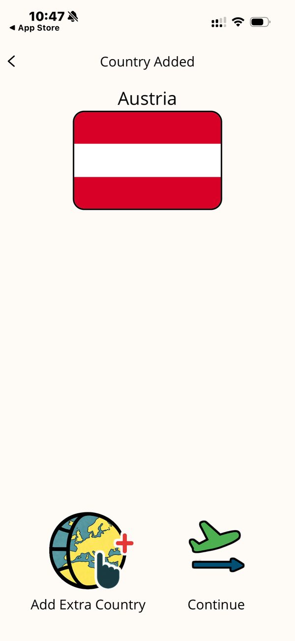 Add more countries if you need to